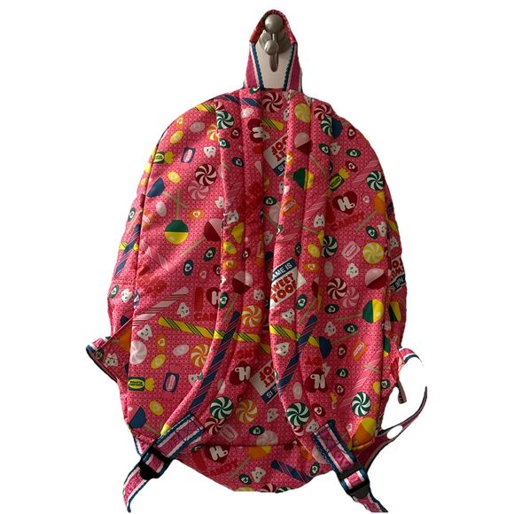 EUC VTG Harajuku Lovers Backpack Pink Sweet Tooth Lollipop Candy Gwen Stefani - Picture 7 of 16